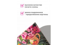 Цветы у водопада на подрамнике (Фото 7)