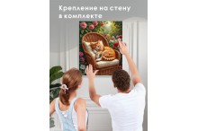 Спящий кот на подрамнике (Фото 2)